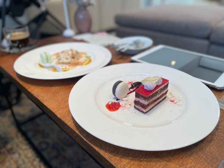 デザート。甘酸っぱく美味しかったです。