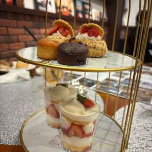 試食のデザート