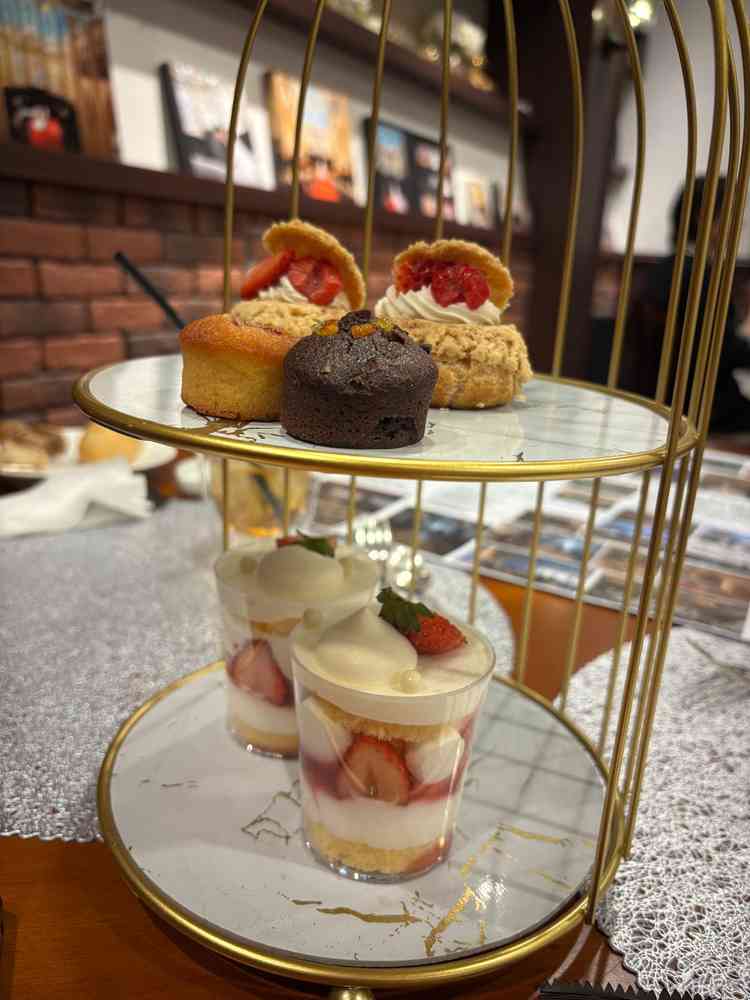 試食のデザート