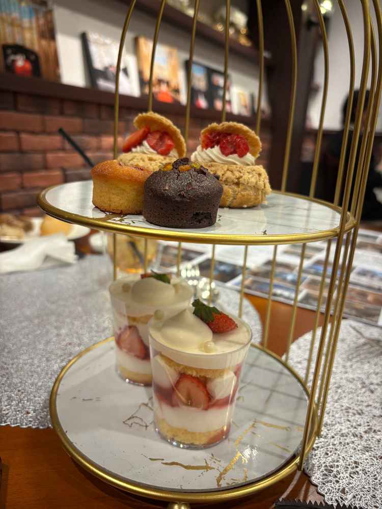 試食のデザート