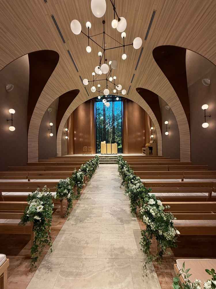 和モダンな式場が良かった。