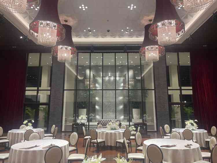 披露宴会場正面