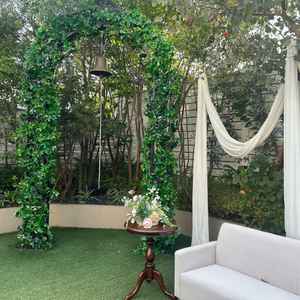 挙式後に使用できるガーデン。写真を撮ったりワイワイできそうです。