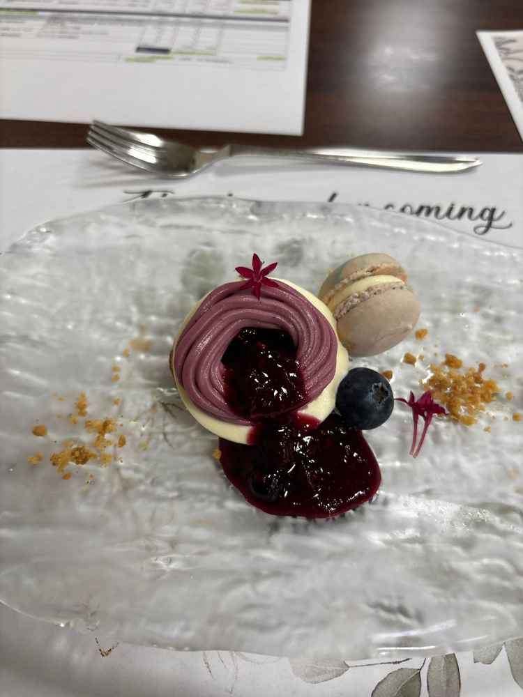 試食のデザート。