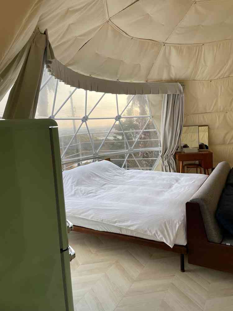 前夜祭で泊まれるグランピング