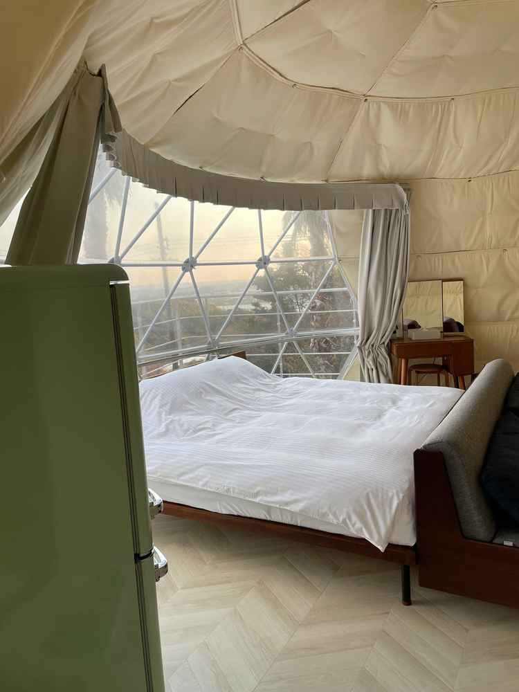 前夜祭で泊まれるグランピング