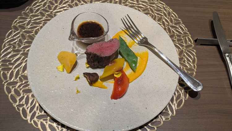 試食会のメインの写真。お肉が美味しかった。