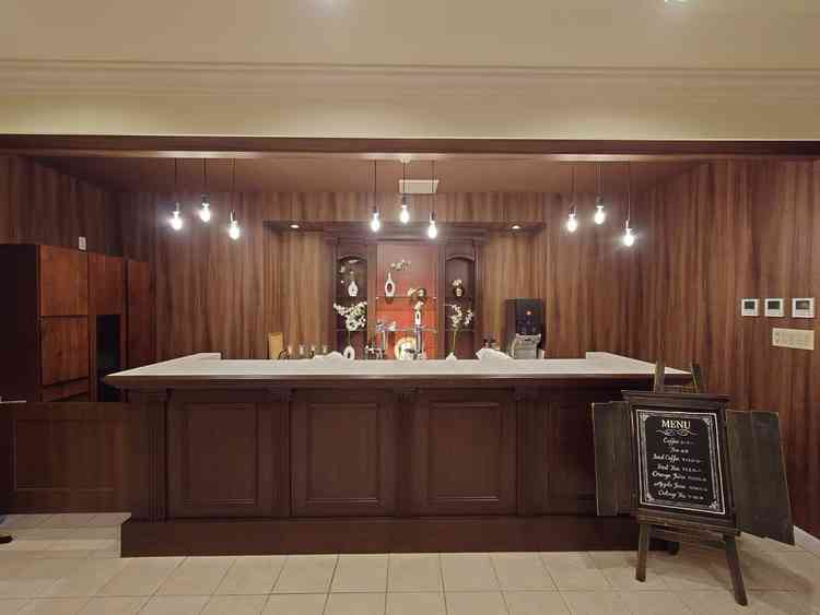 ゲストのためのウェルカムバー