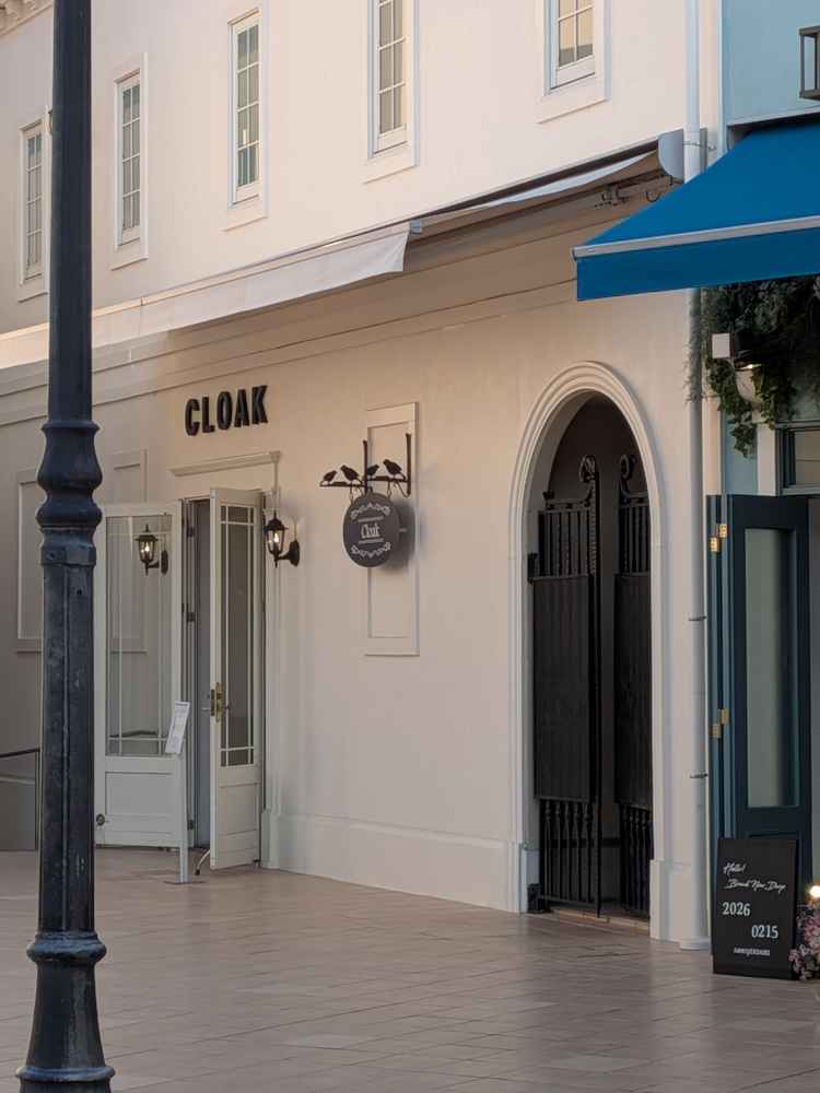 クロークやゲストの更衣室も完備せれていました。