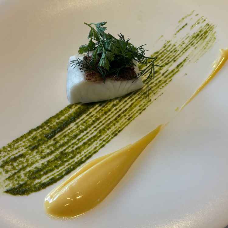 試食させていただいた魚料理