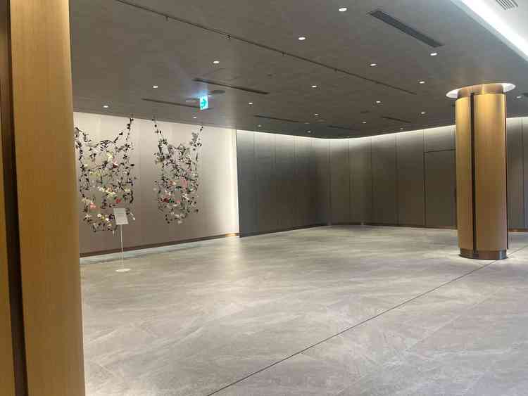 神殿の前室が素敵でした。