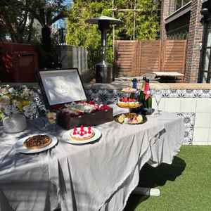 テラス席での持ち込みの自由度も高く、アドバイスを豊富にいただいたのでイメージが膨らみました。