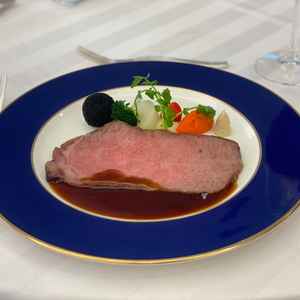 ホテル名物のロースビーフの写真