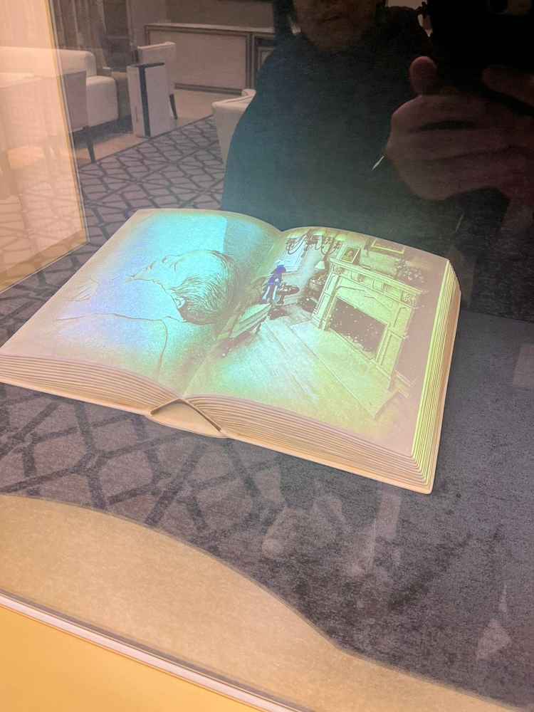 絵本マッピングというもので、二人のプロフィールなどを上映して待ち時間でゲストに楽しんでもらうものです