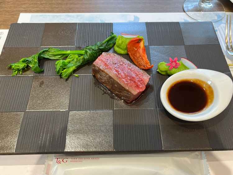 ウエディングフェア用の試食です。とてもおいしかったです！