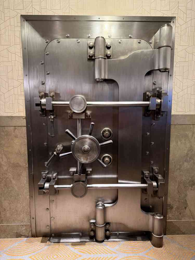 式場と同一フロアにある金庫