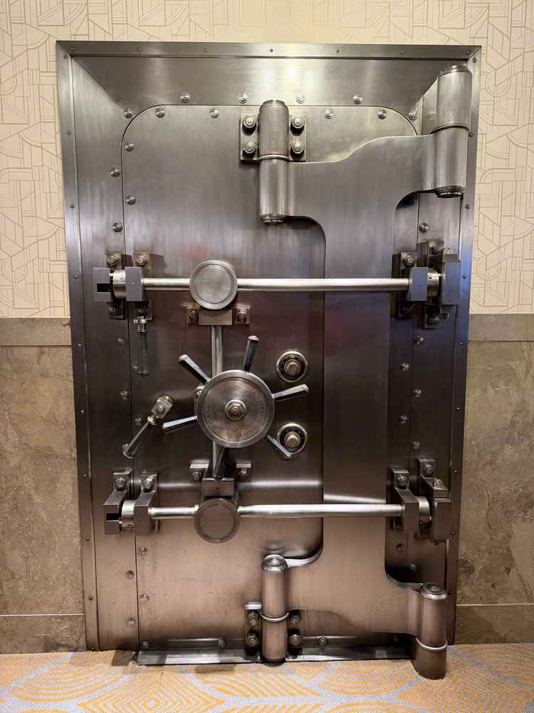 式場と同一フロアにある金庫