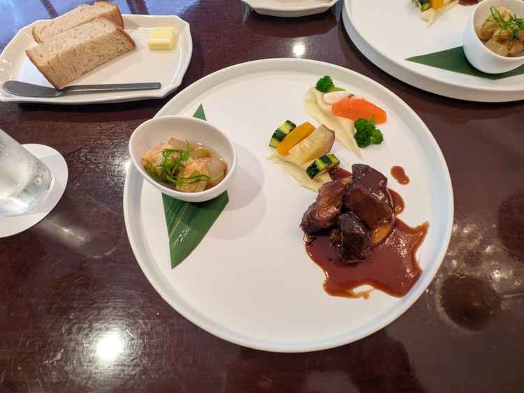 試食のお料理の写真。味付けが絶妙で、とても美味しかったです。