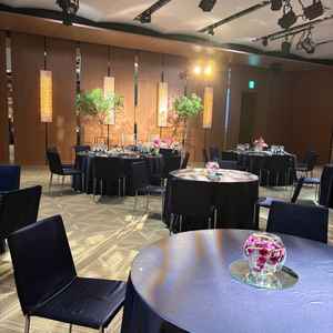 実際に装飾された会場