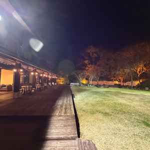 ガーデンは天然の芝で夏は緑がたくさんとのこと