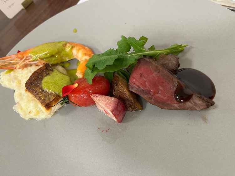 ハーフコースの試食