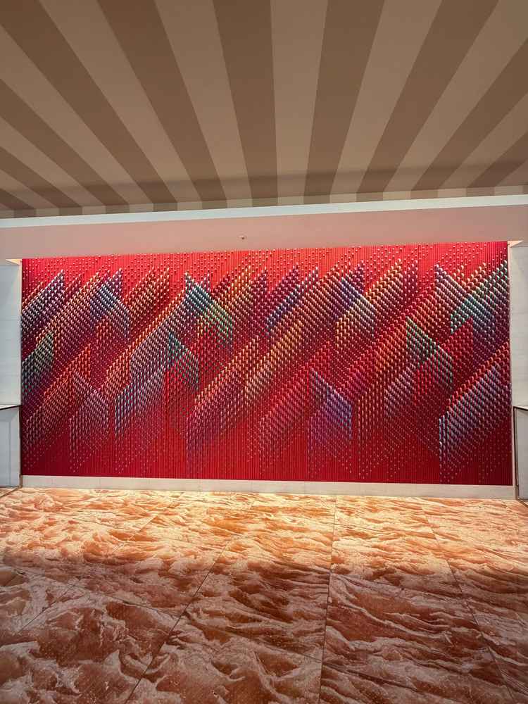 披露宴解除前のアートです。