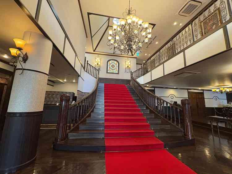 大階段は思った通り、ぜひ写真を撮りたいと思えるスポットでした。