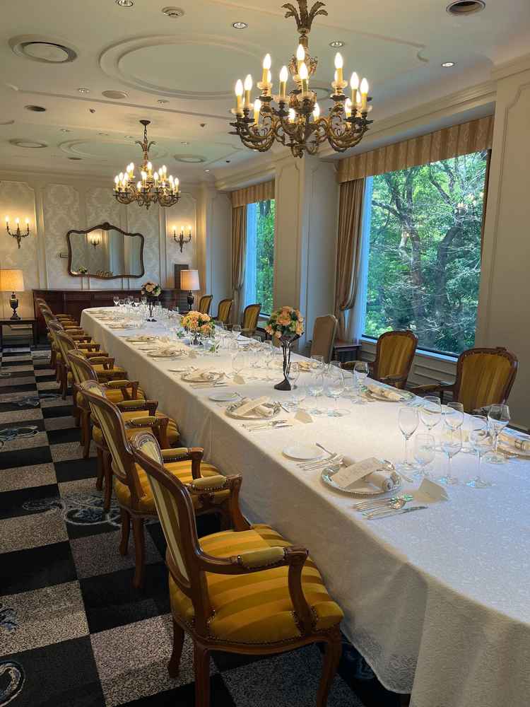 クラシカルな雰囲気の披露宴会場です。