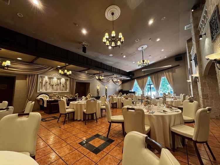 披露宴会場の雰囲気