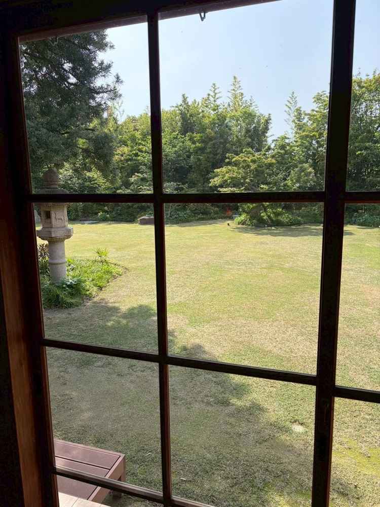 家族控室隣接のお庭
