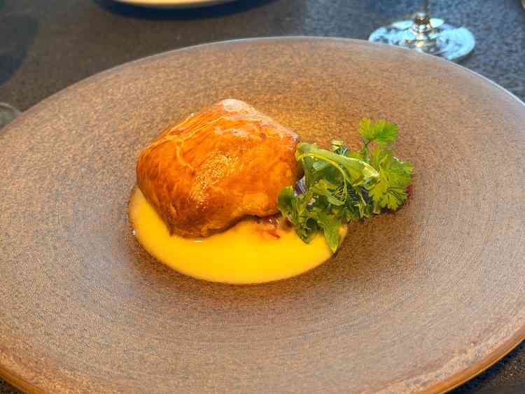 メイン料理の試食