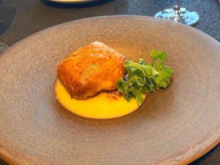 メイン料理の試食