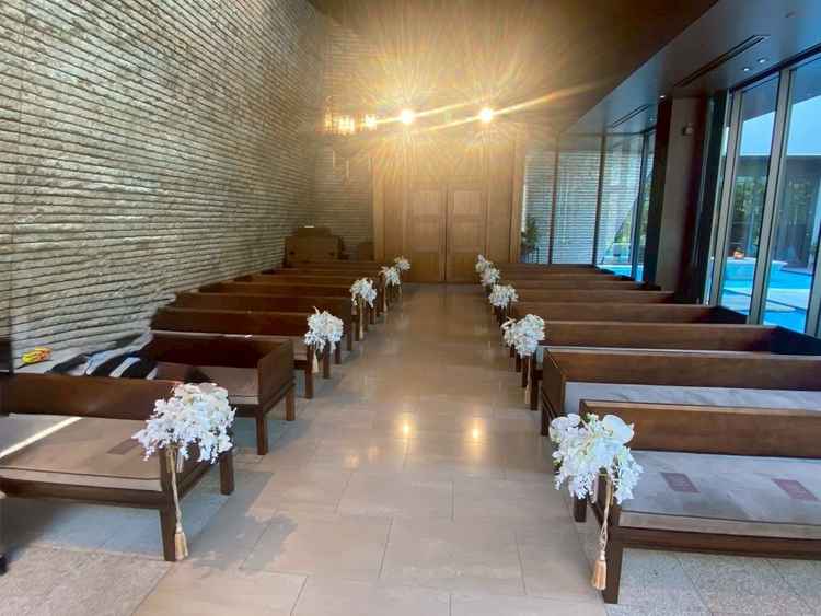 挙式会場(正面からの目線)