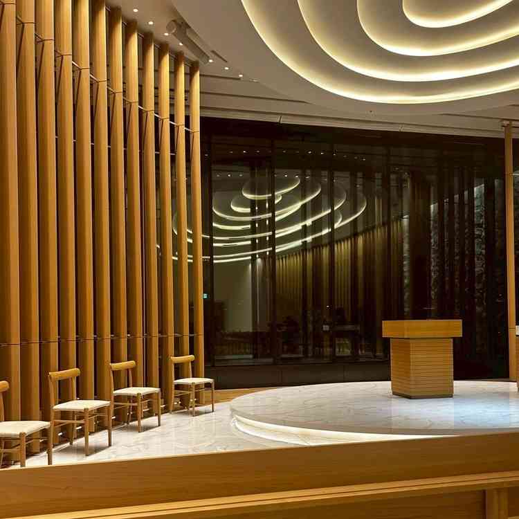 開いた後のチャペル