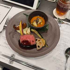 試食させていただいたメイン料理