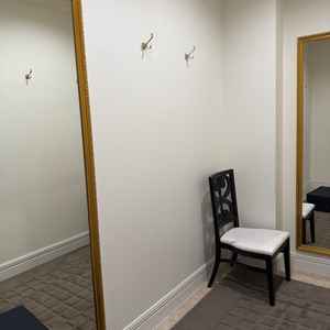 新郎新婦の控室もゆとりがありました