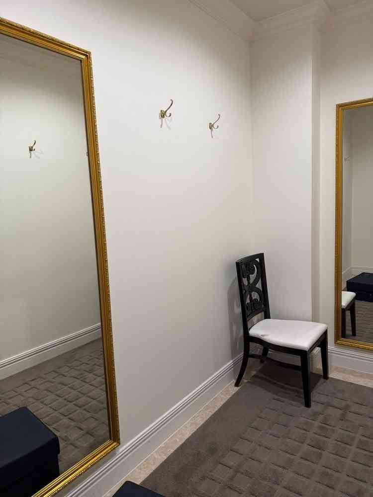 新郎新婦の控室もゆとりがありました