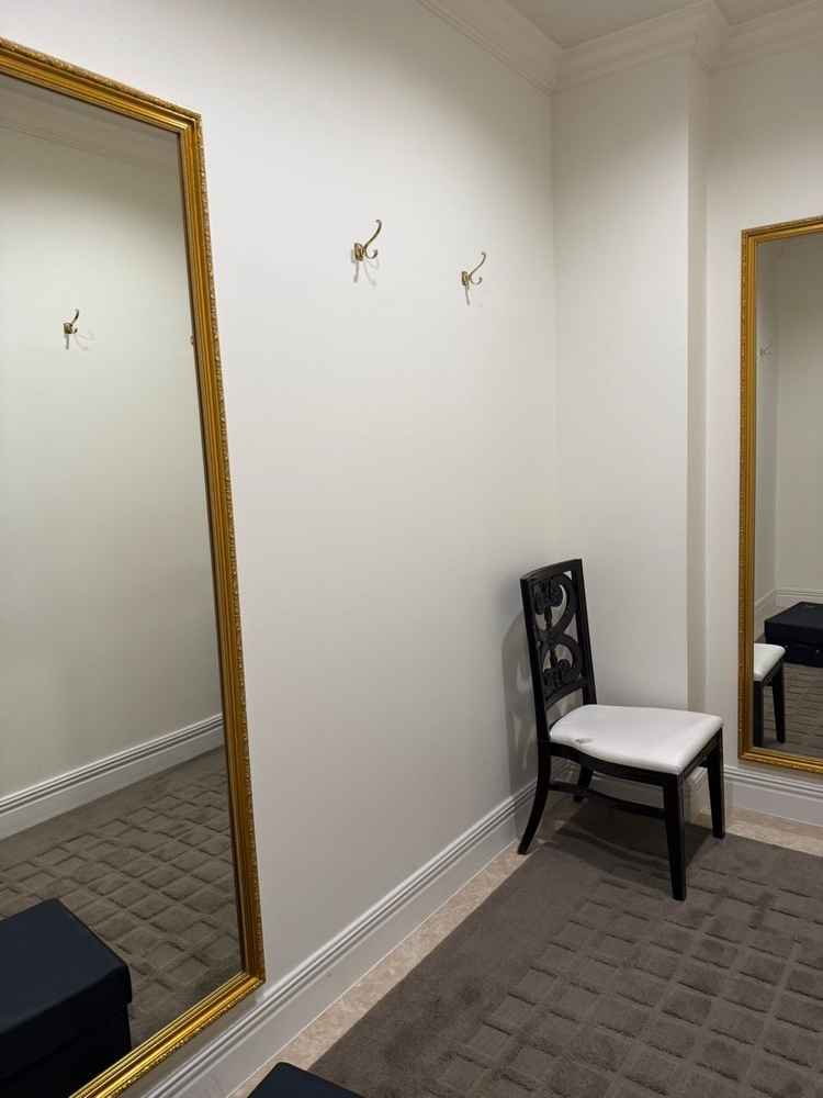 新郎新婦の控室もゆとりがありました