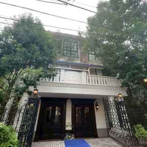 青色の素敵な絨毯が引かれており、入り口の植物や木もとても整備されていて綺麗でした。