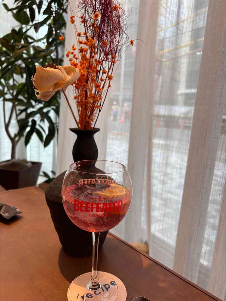 飲み物がこだわっていた