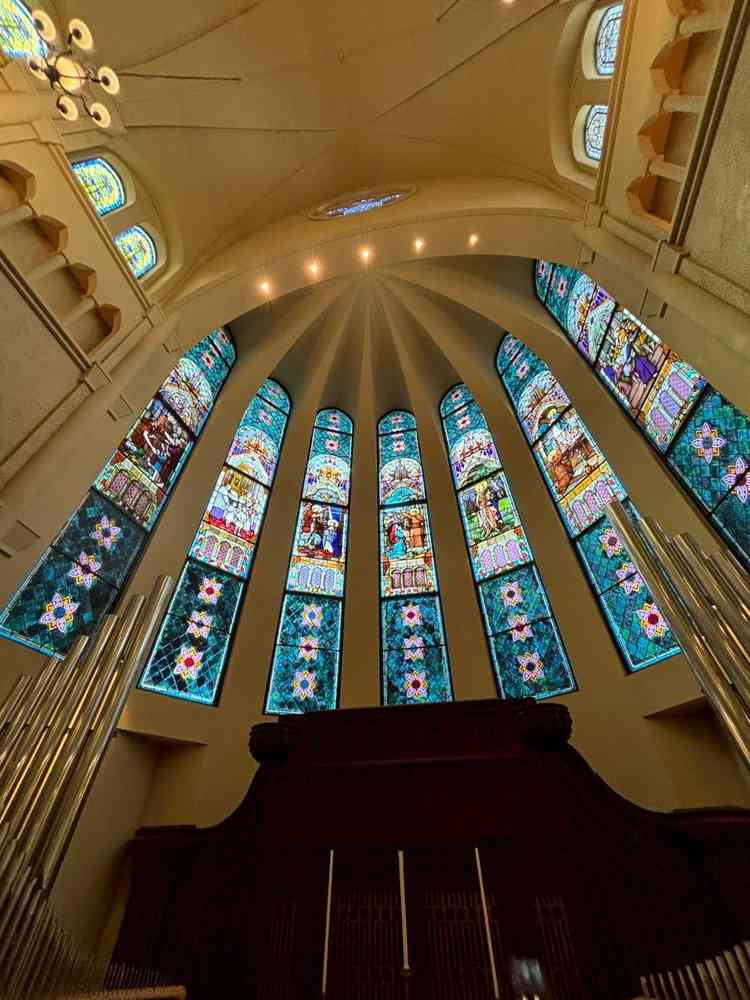 大聖堂の天井部分です。