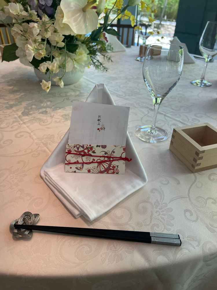 披露宴会場の装飾