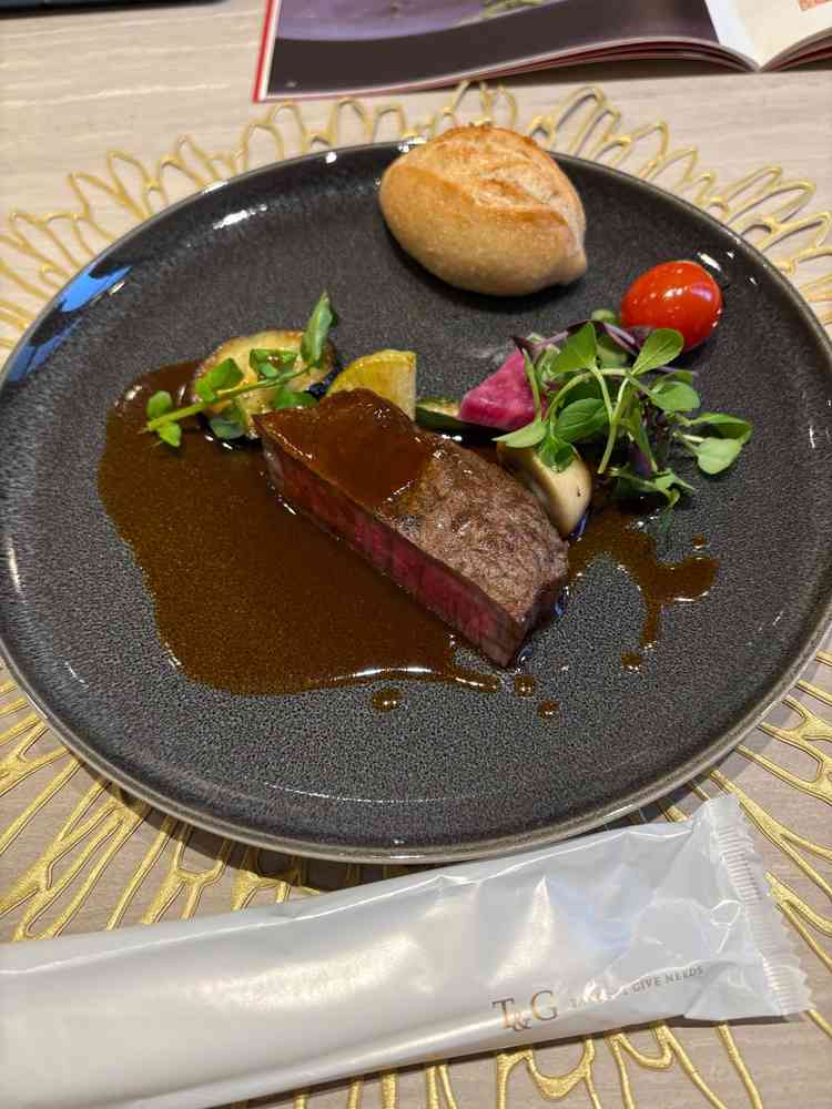 肉の焼き加減がよく美味しかった。