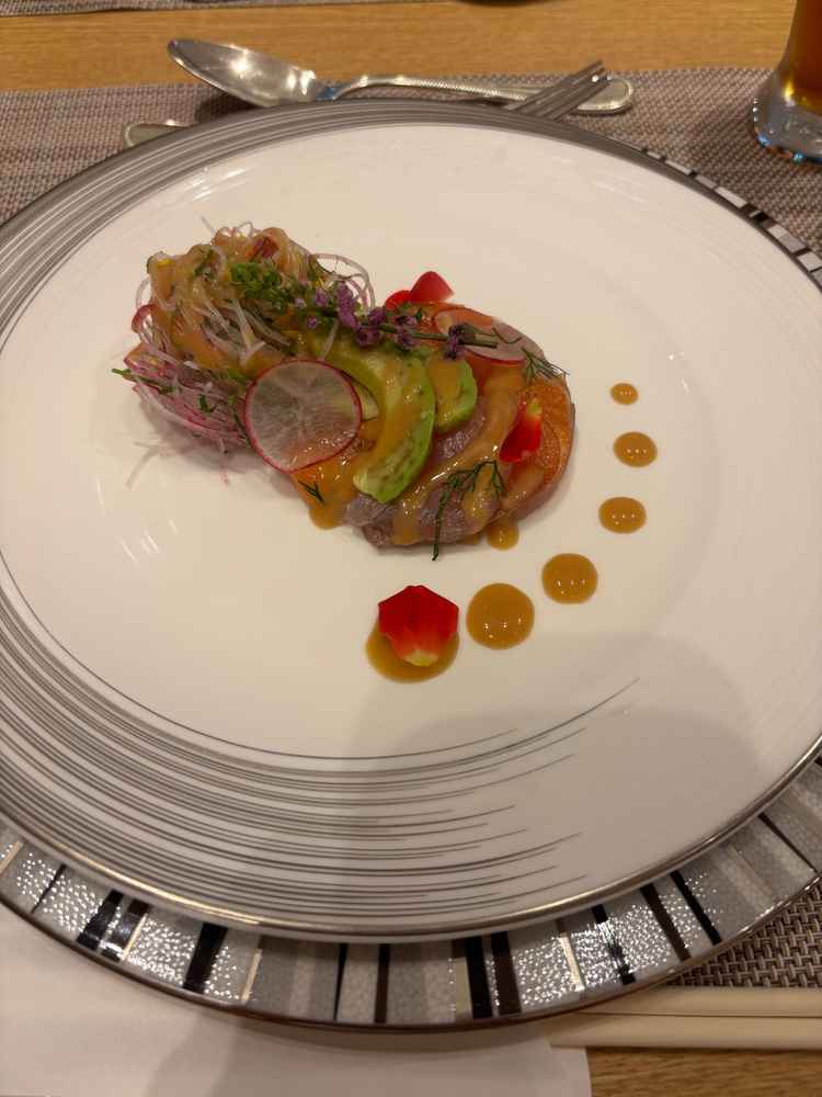 こちらも試食の1皿です。紫蘇の存在感が強いのに味がまとまっていて美味しかったです。