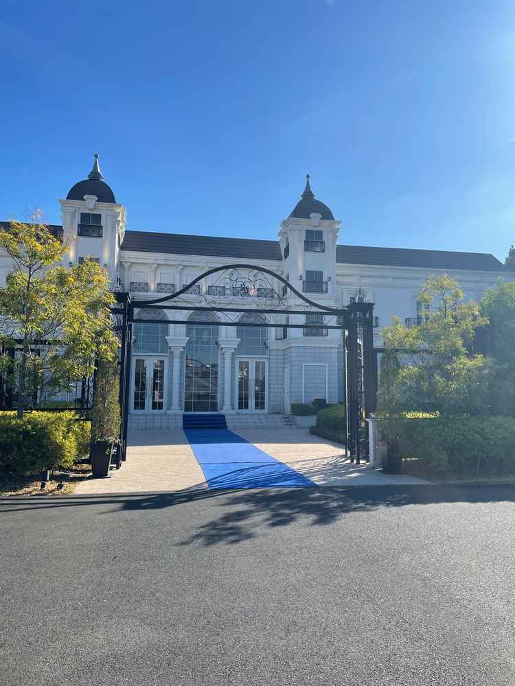 お城の様なゲスト様入り口