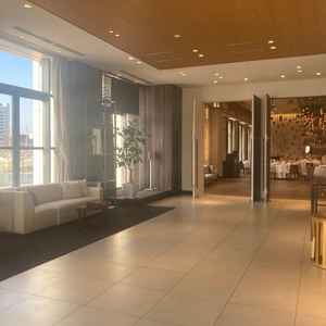 披露宴会場クラブの待合スペースです。