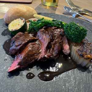 試食でいただいた牛肉と野菜の焼き物