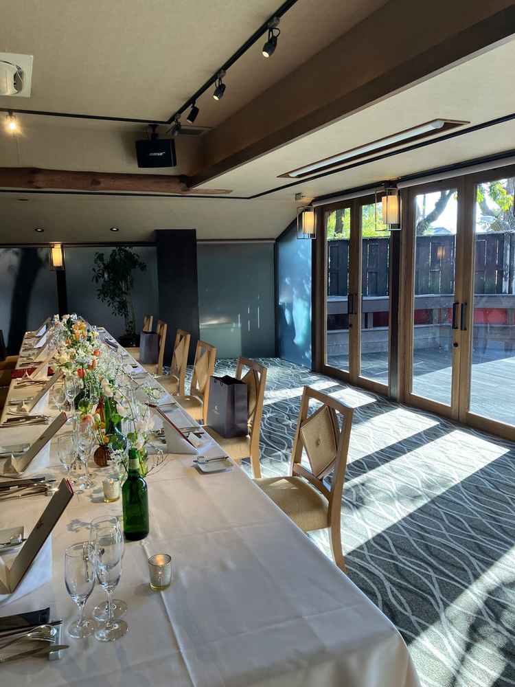 1番小規模な披露宴会場です。