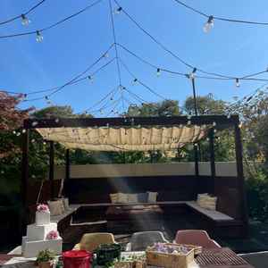 ガーデンで、グランピングもできる