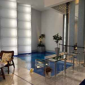 待合のラウンジにプールがそれぞれあるのも素敵でした